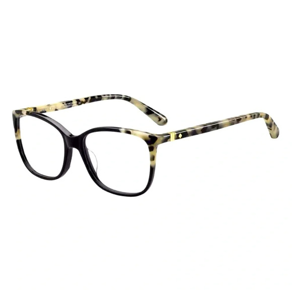Kate Spade Karlyn Eyeglasses Frames RXABLEBlack with Design. NWT